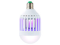 Exbuster 2in1-UV-Insektenkiller & LED-Lampe E27, 9 Watt, 550 lm, tageslichtweiß; UV-Insektenvernichter 