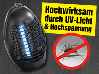 ; Steckdosen-Insektenvernichter mit UV-Licht 