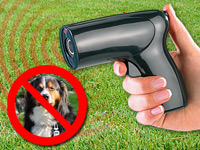 Exbuster Mobiler Hunde und Katzenschreck in Pistolenform "Shock Gun"